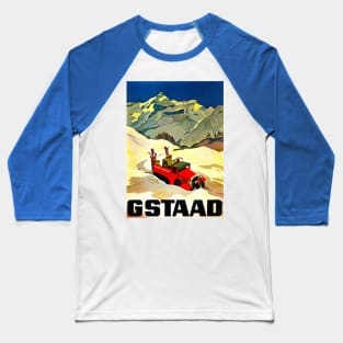 Vintage Travel - Gstadd Baseball T-Shirt